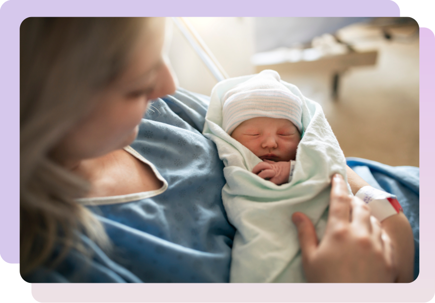 Baby and mom